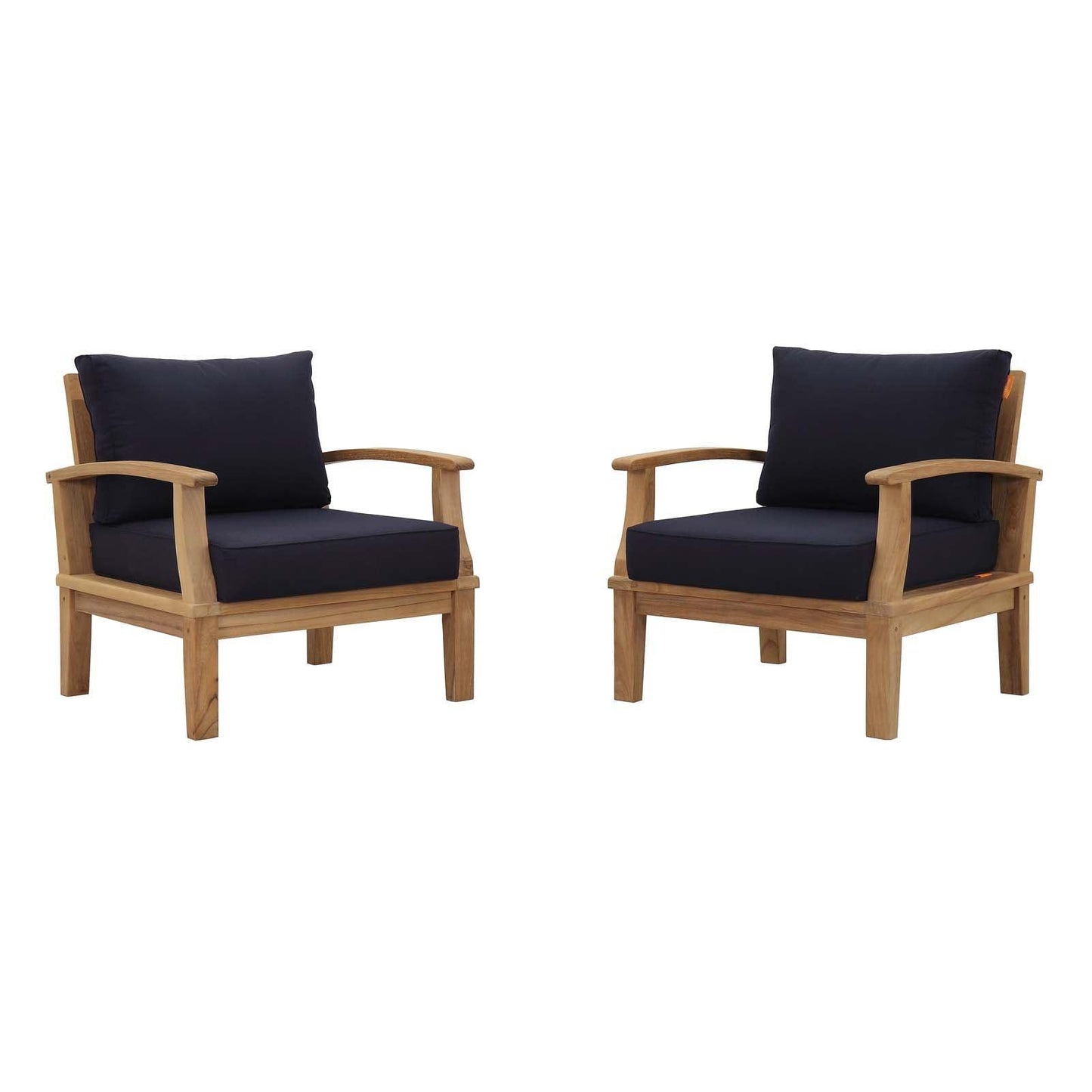 Modway Marina 2 Piece Outdoor Patio Teak Set FredCo