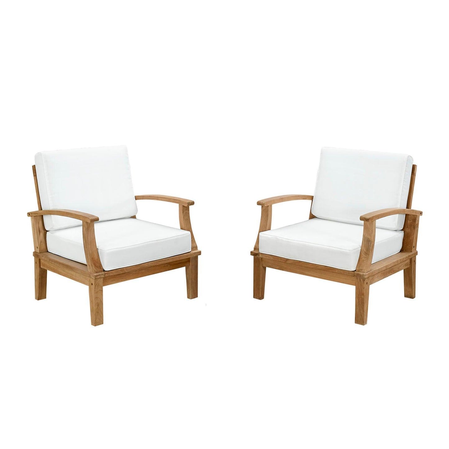 Modway Marina 2 Piece Outdoor Patio Teak Set FredCo