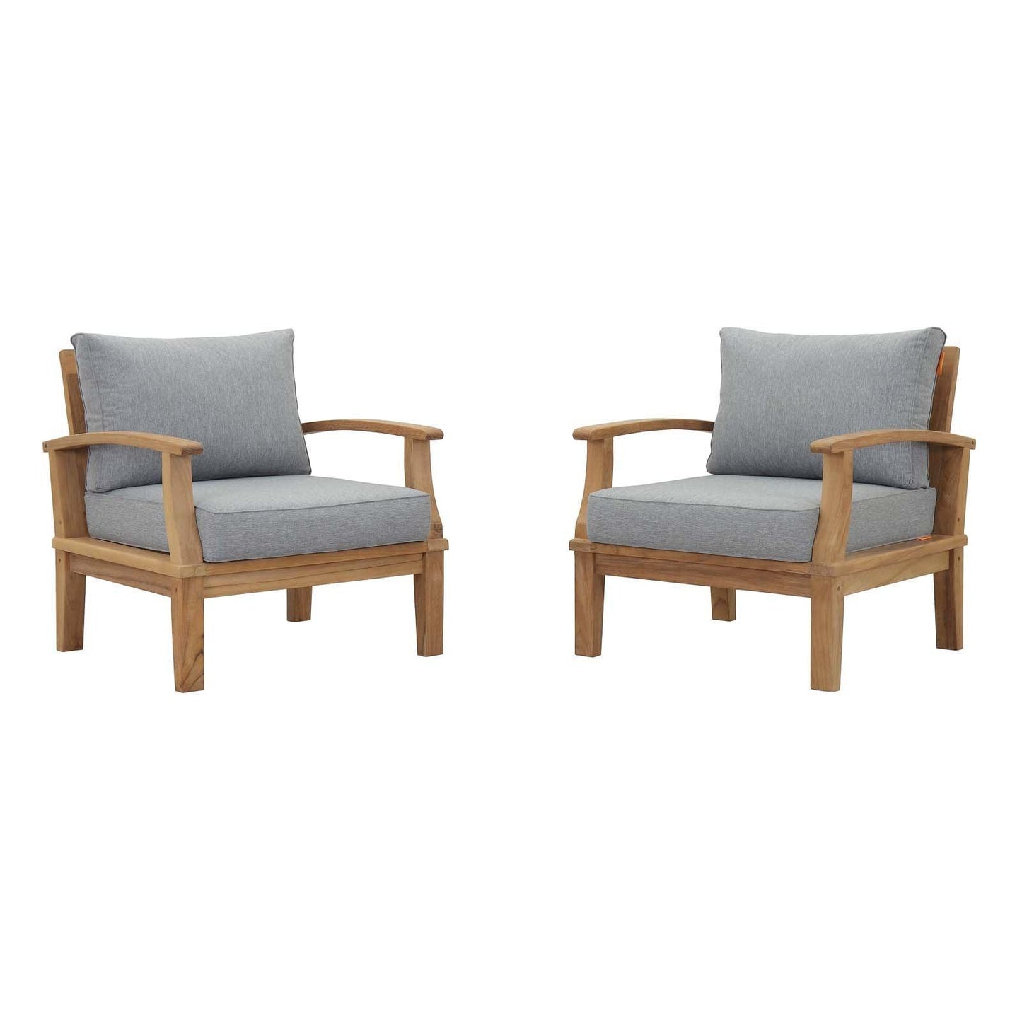 Modway Marina 2 Piece Outdoor Patio Teak Set FredCo