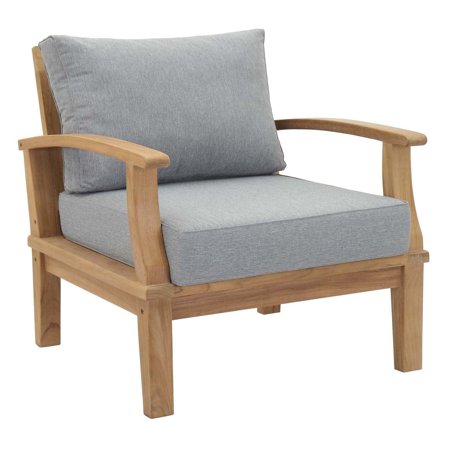 Modway Marina Outdoor Patio Teak Armchair FredCo