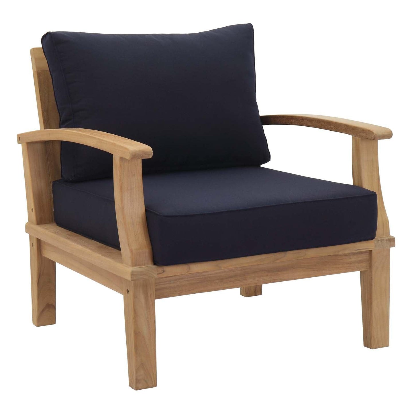 Modway Marina Outdoor Patio Teak Armchair FredCo