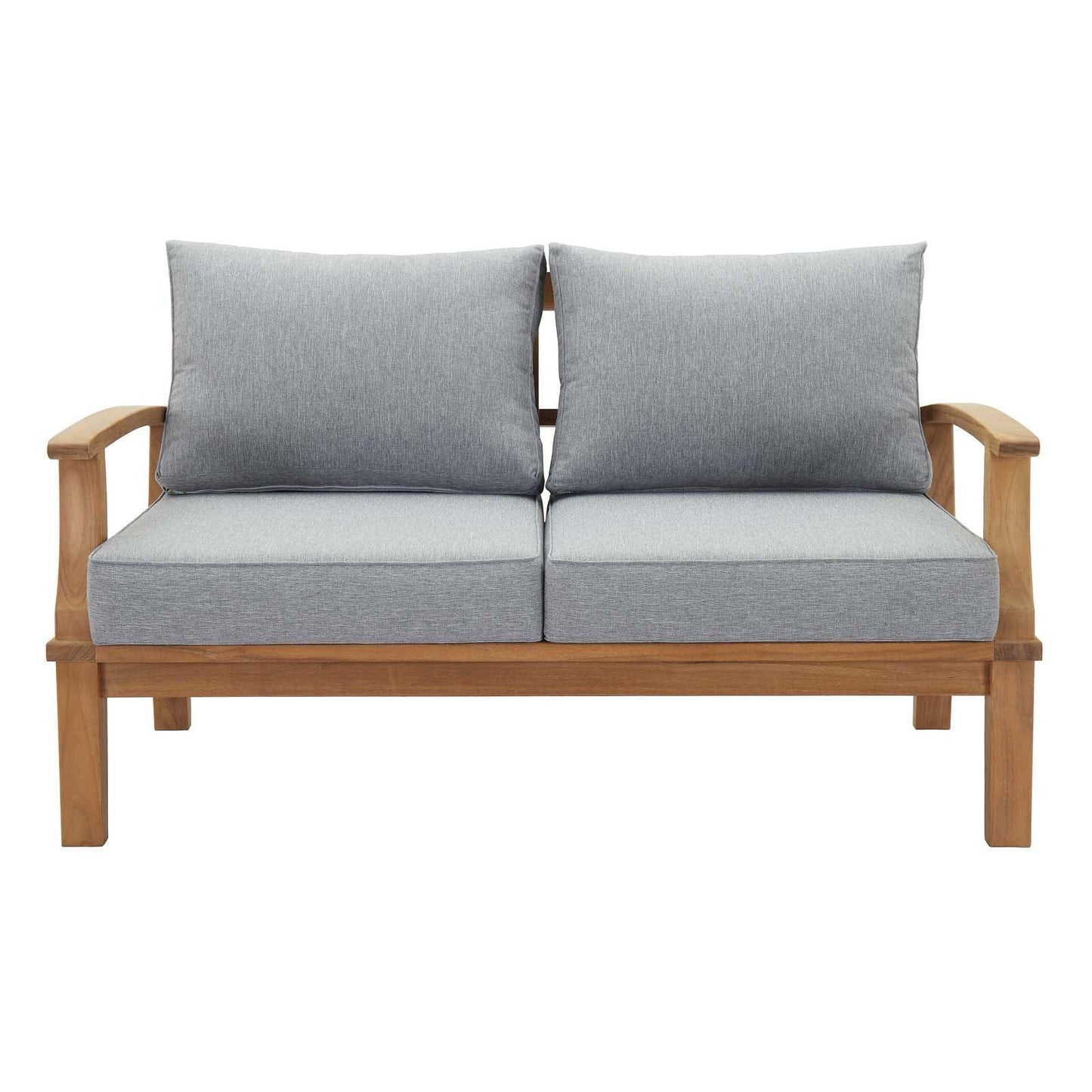 Modway Marina Outdoor Patio Teak Loveseat FredCo