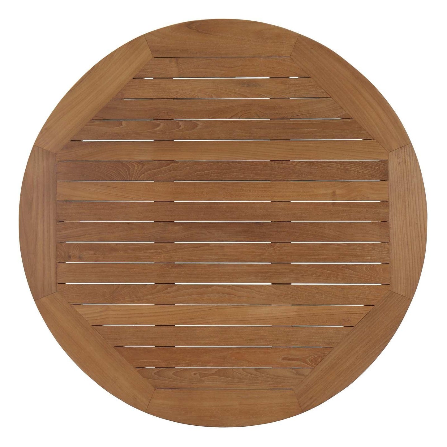 Modway Marina Outdoor Patio Teak Round Coffee Table FredCo