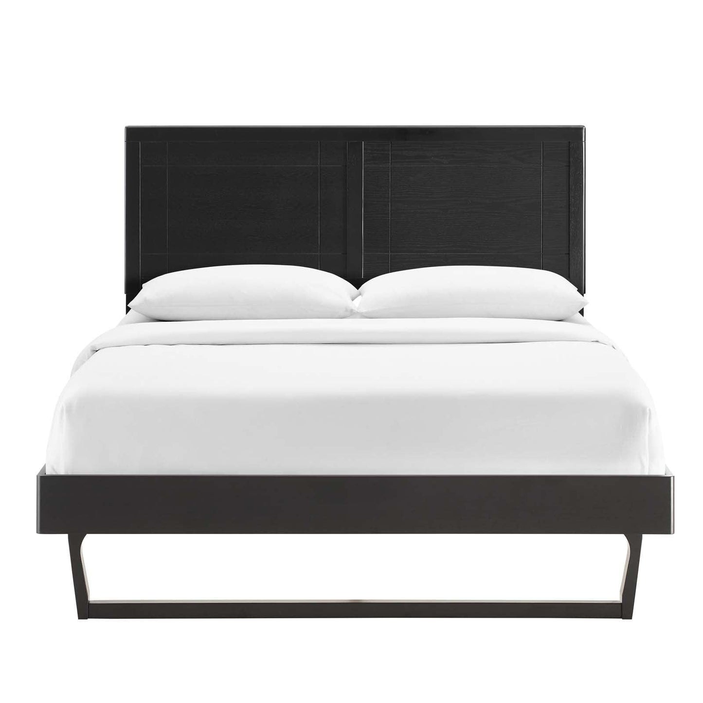 Modway Marlee King Wood Platform Bed With Angular Frame FredCo