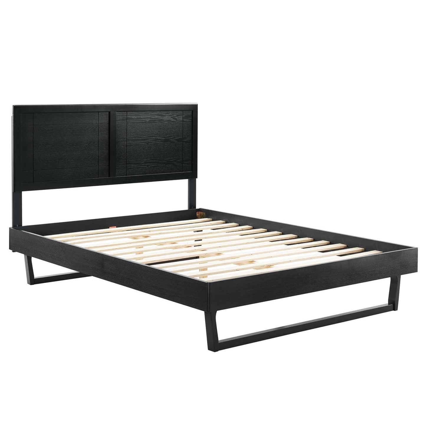 Modway Marlee King Wood Platform Bed With Angular Frame FredCo