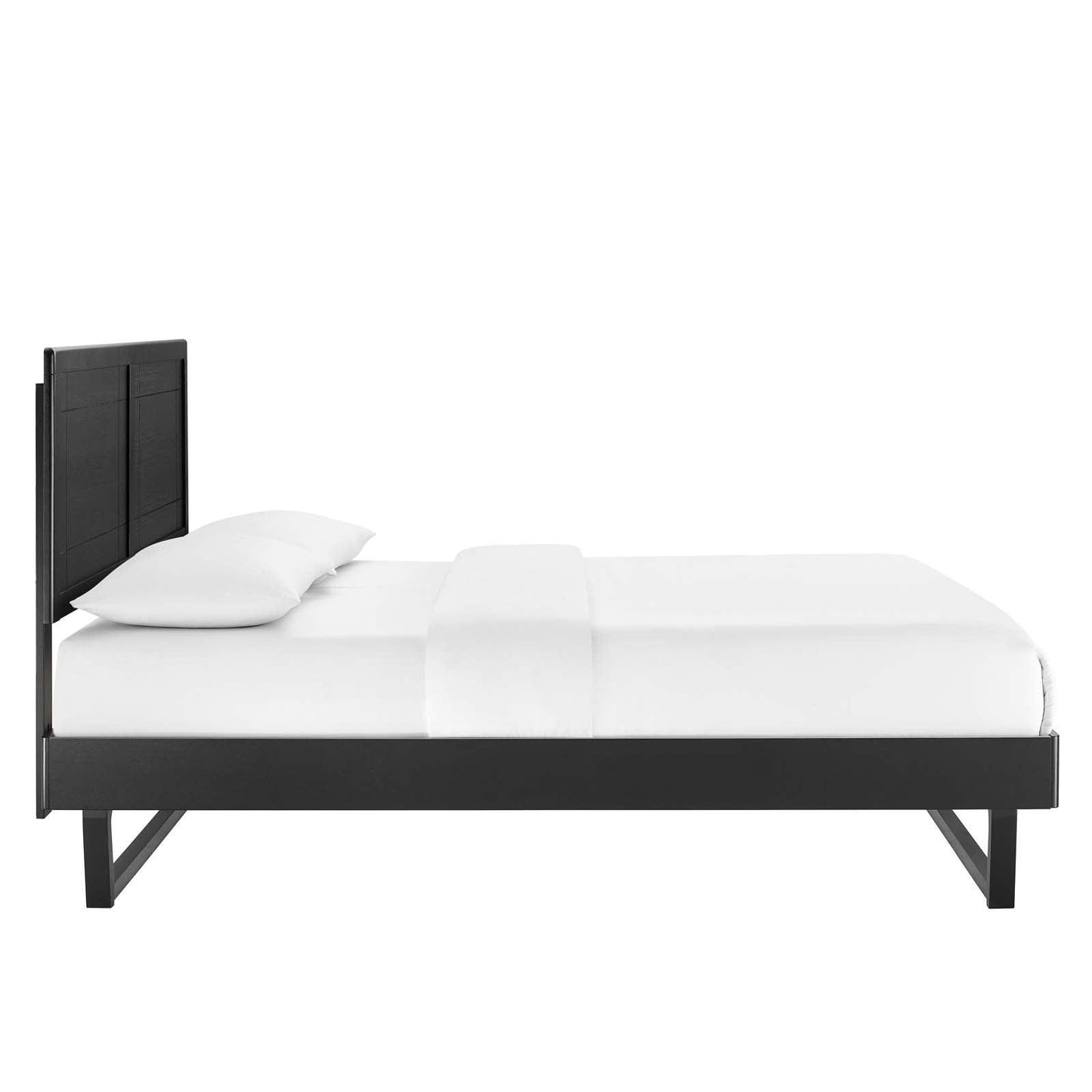 Modway Marlee King Wood Platform Bed With Angular Frame FredCo