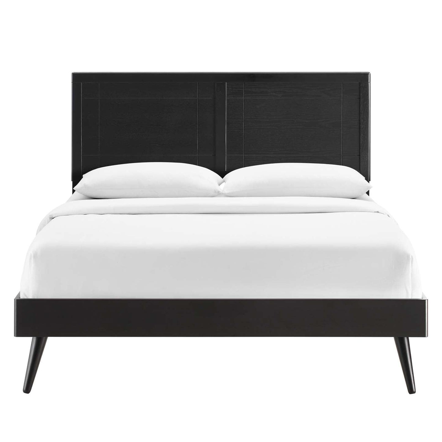 Modway Marlee Twin Wood Platform Bed With Splayed Legs FredCo