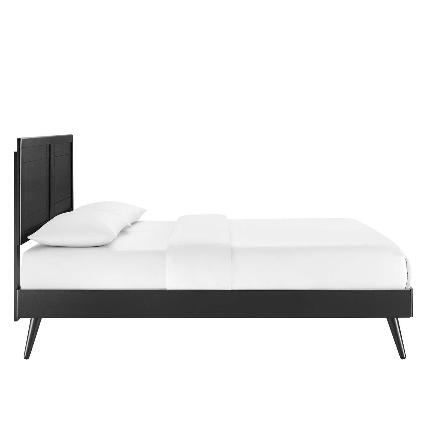 Modway Marlee Twin Wood Platform Bed With Splayed Legs FredCo