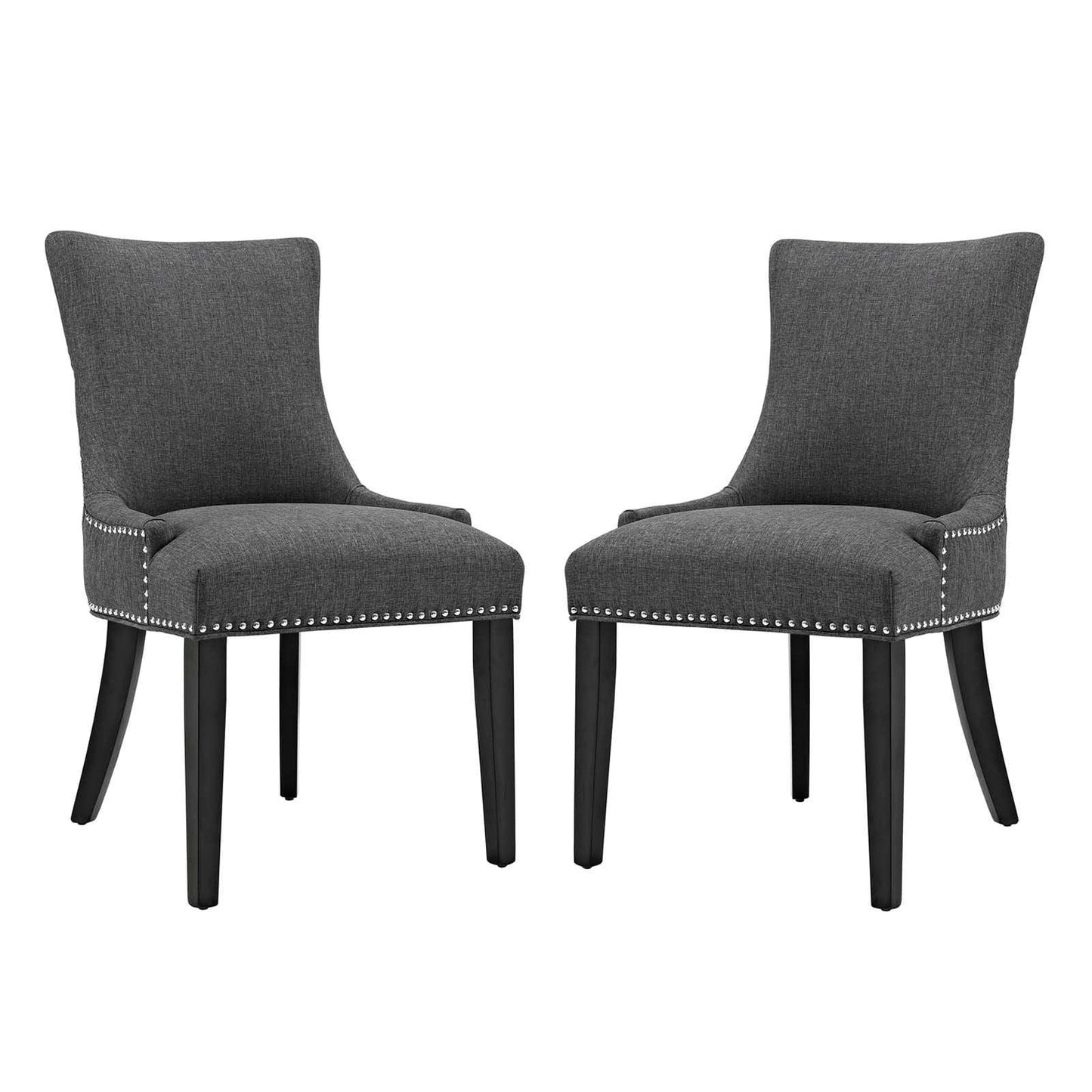 Modway Marquis Dining Side Chair Fabric Set of 2 FredCo
