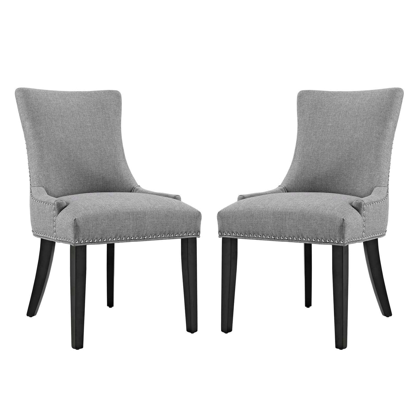 Modway Marquis Dining Side Chair Fabric Set of 2 FredCo