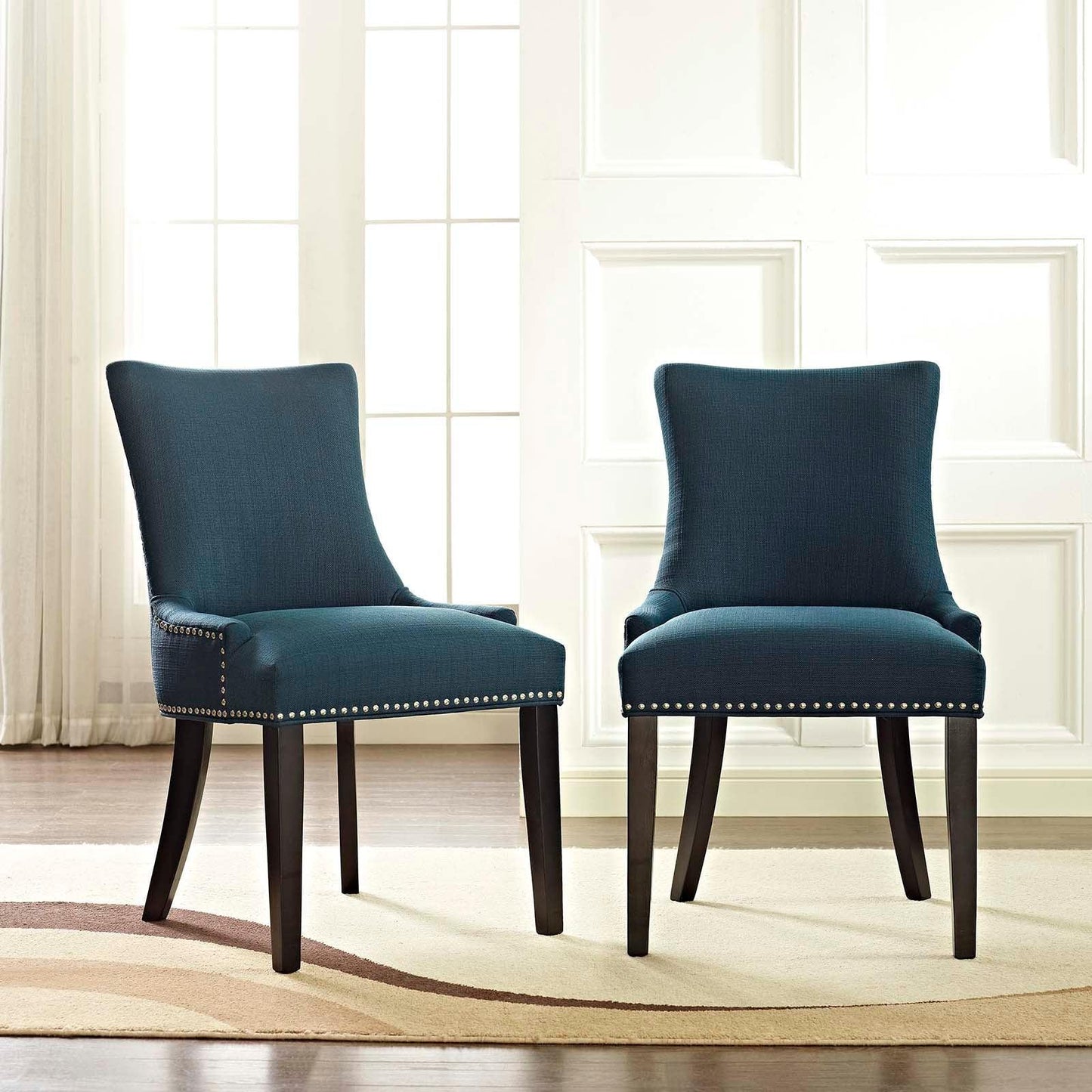 Modway Marquis Dining Side Chair Fabric Set of 2 FredCo
