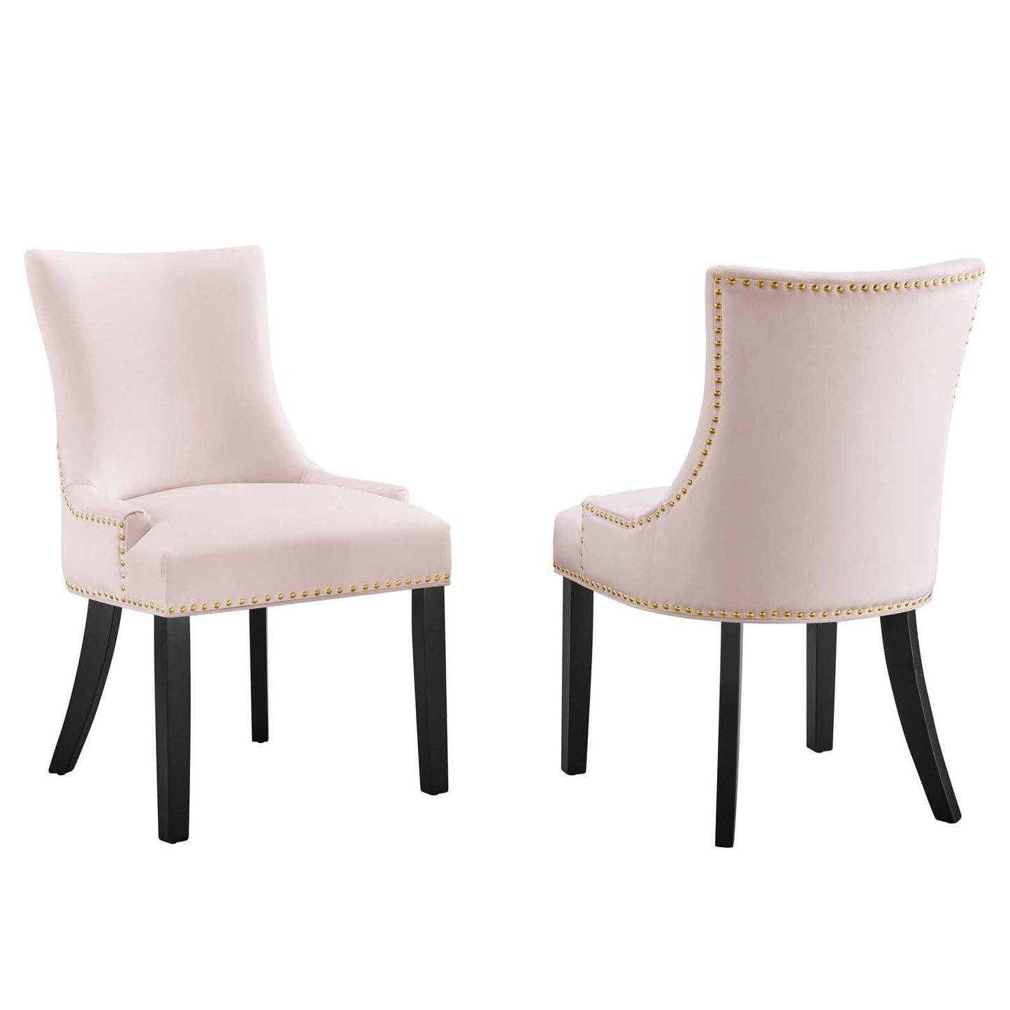 Modway Marquis Performance Velvet Dining Chairs - Set of 2 FredCo