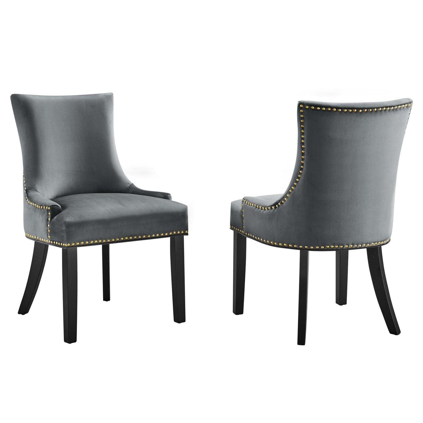 Modway Marquis Performance Velvet Dining Chairs - Set of 2 FredCo