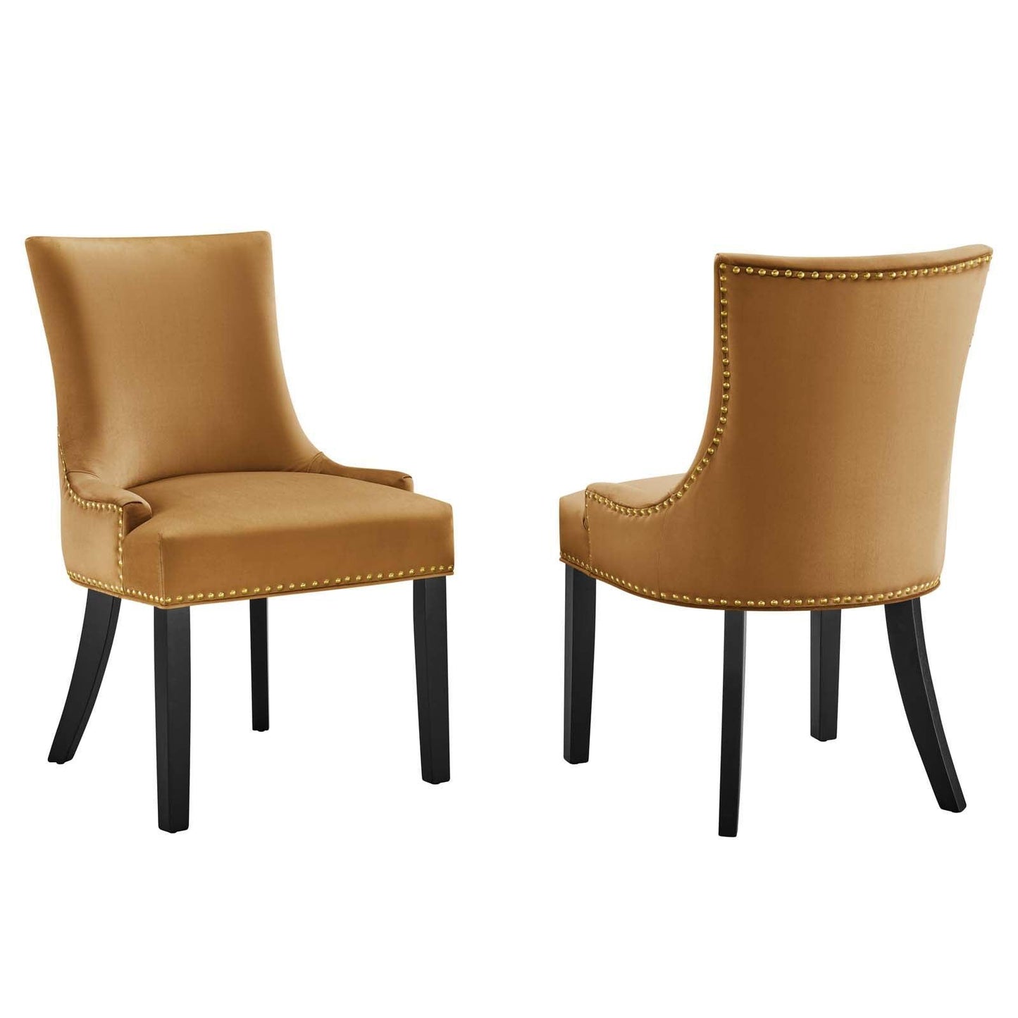 Modway Marquis Performance Velvet Dining Chairs - Set of 2 FredCo