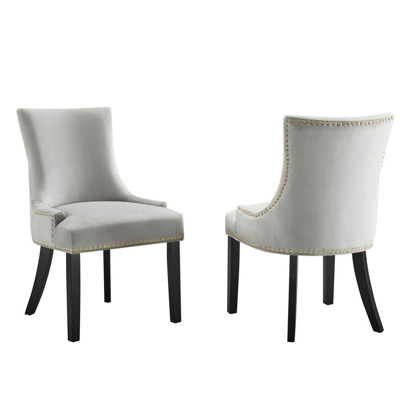 Modway Marquis Performance Velvet Dining Chairs - Set of 2 FredCo