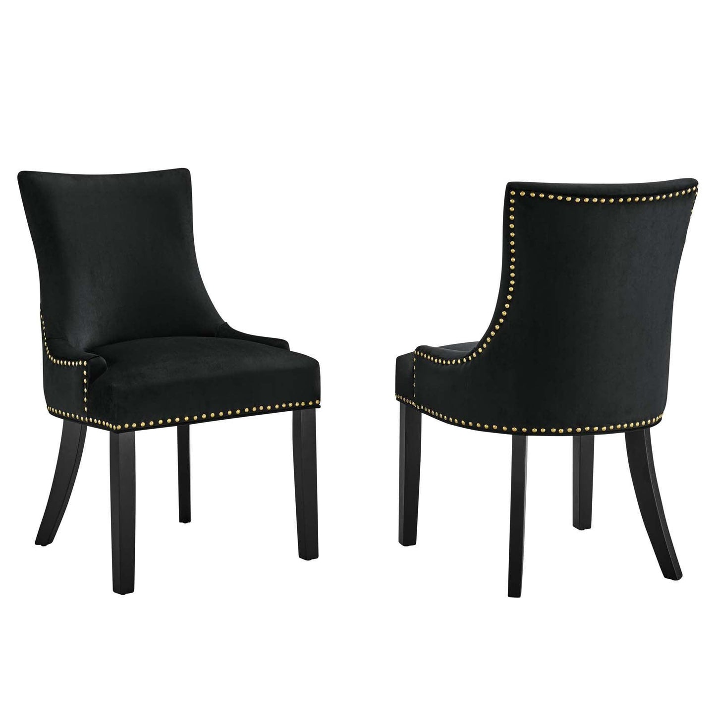Modway Marquis Performance Velvet Dining Chairs - Set of 2 FredCo