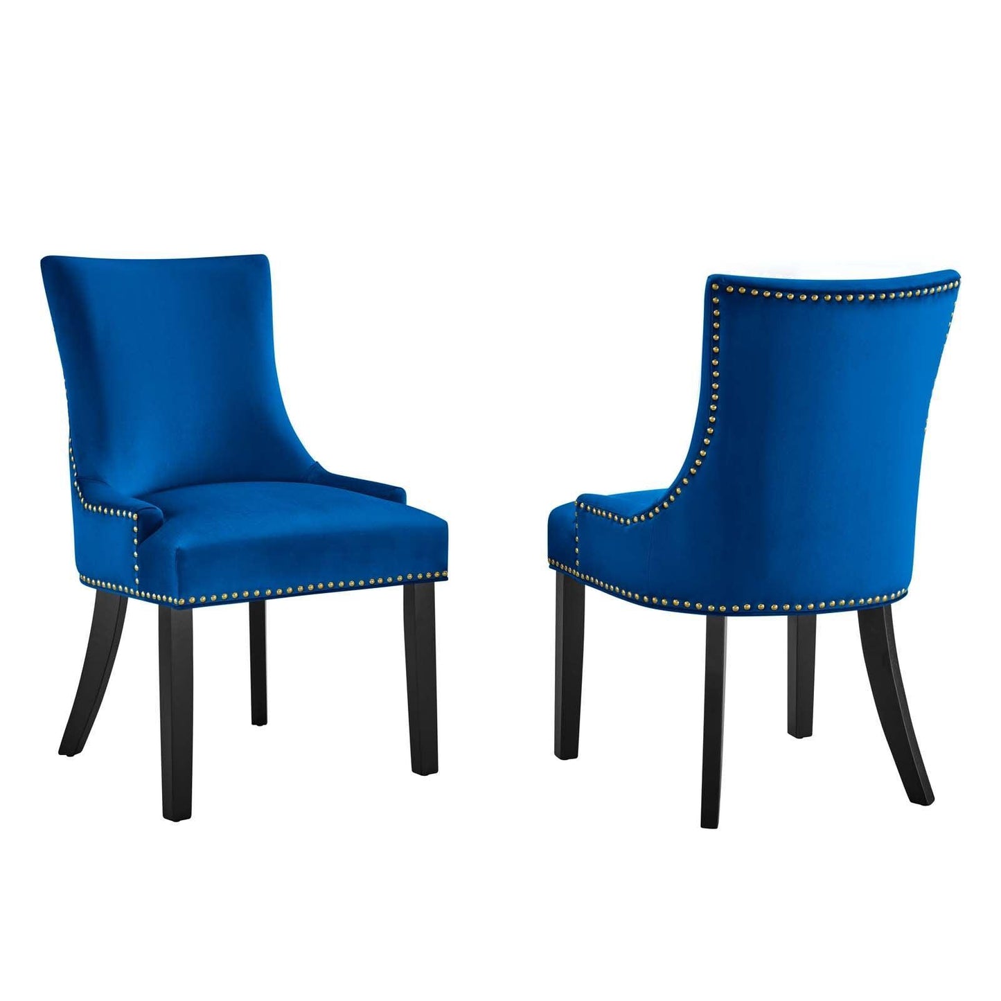 Modway Marquis Performance Velvet Dining Chairs - Set of 2 FredCo