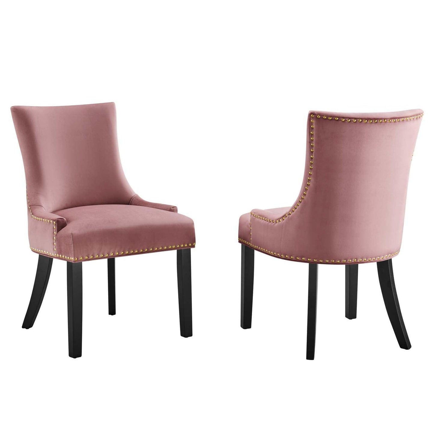 Modway Marquis Performance Velvet Dining Chairs - Set of 2 FredCo