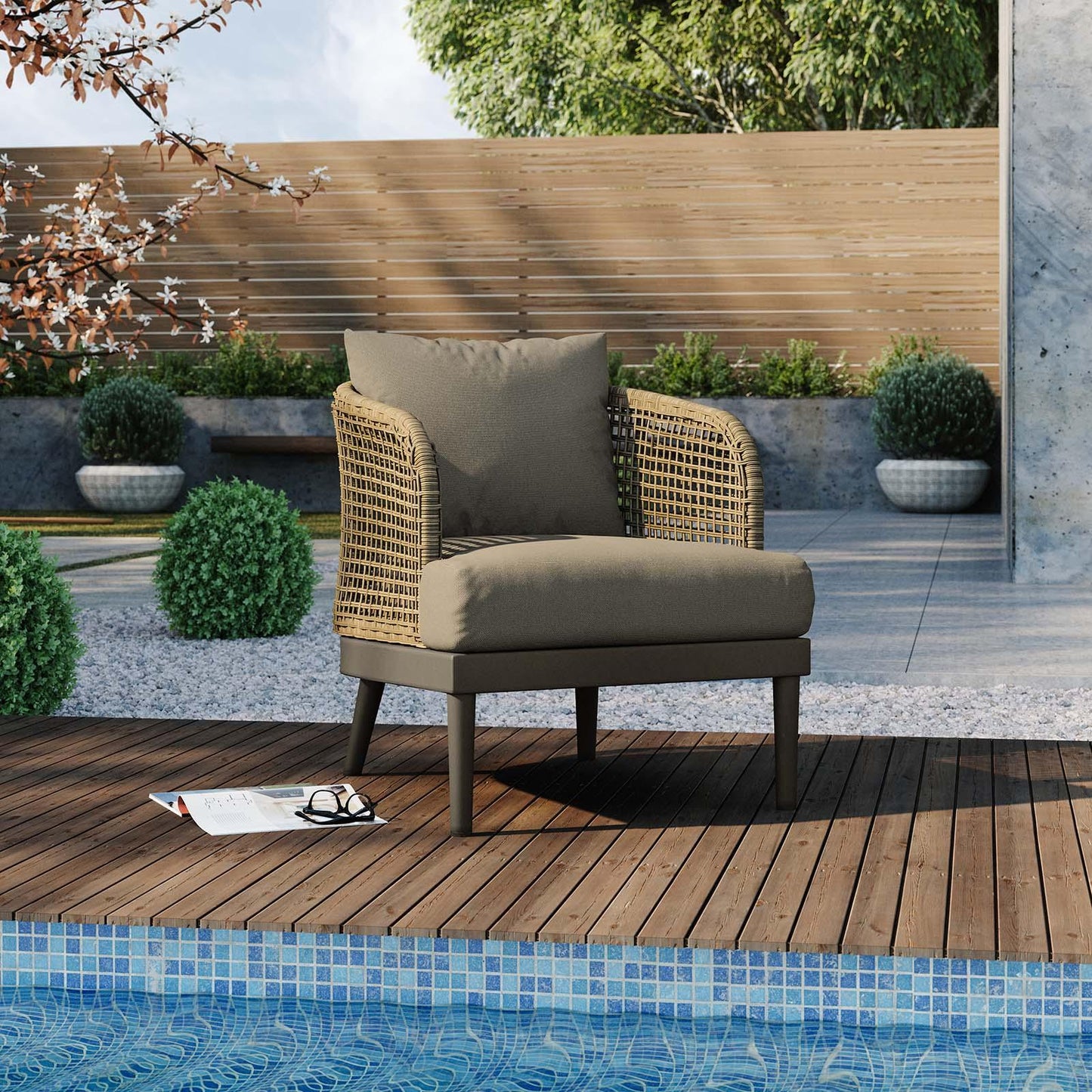 Modway Meadow Outdoor Patio Armchair FredCo