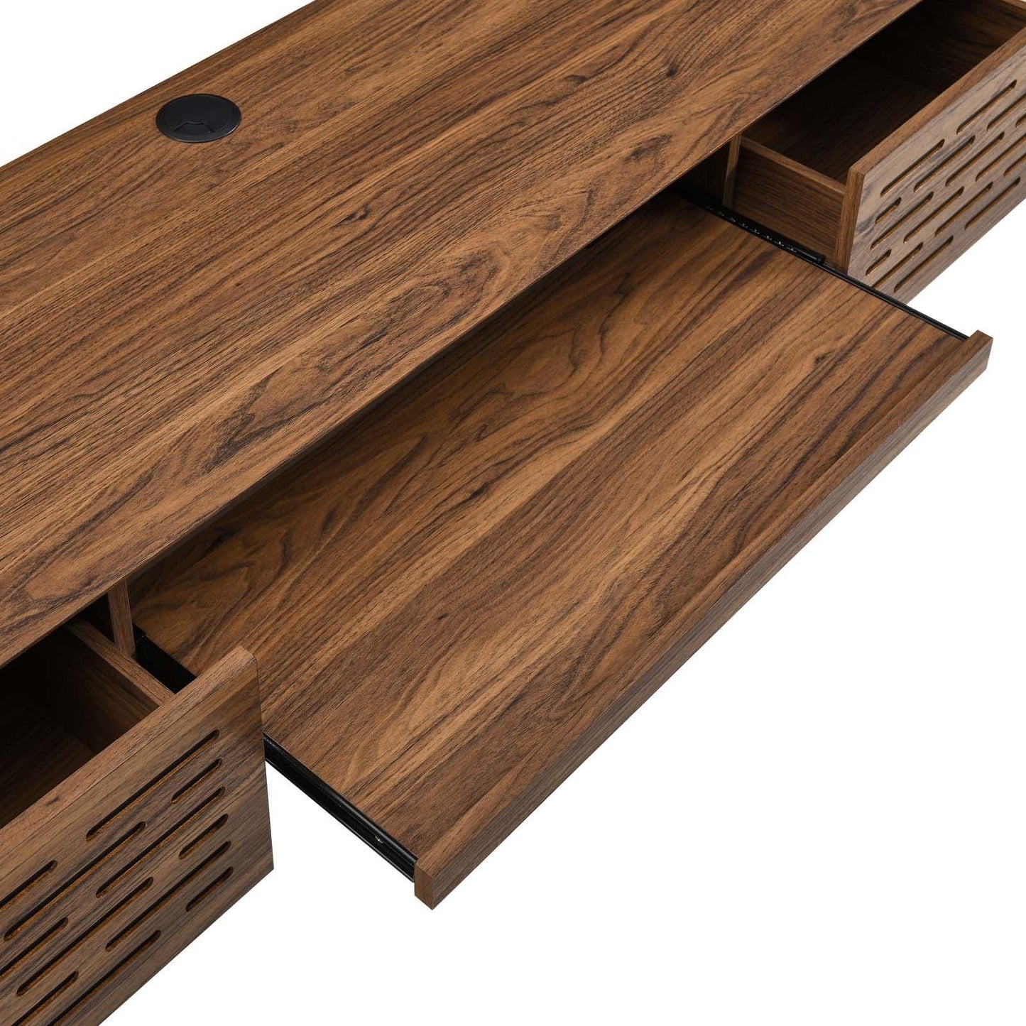 Modway Merit 60" Wall Mount Wood Office Desk FredCo
