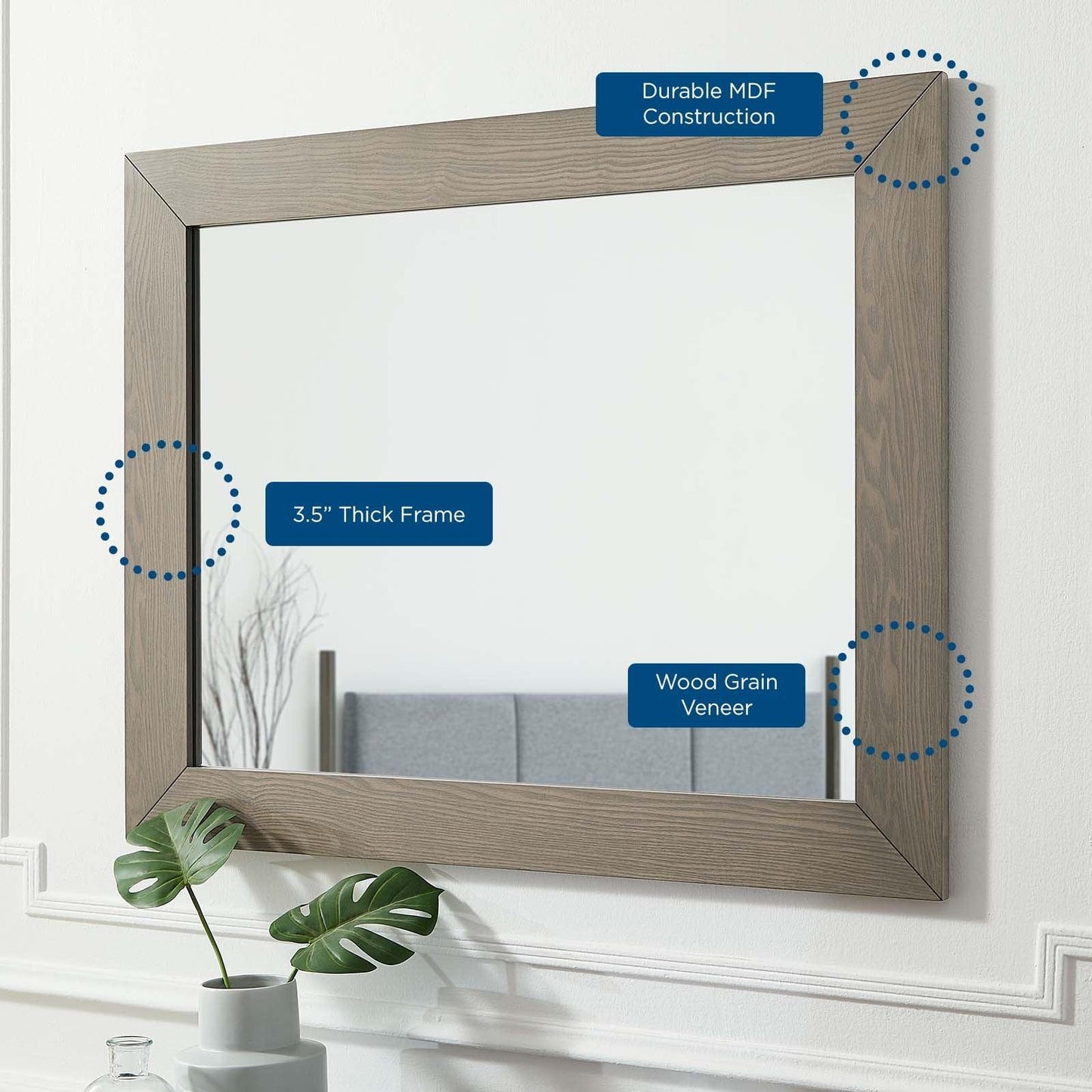 Modway Merritt Dresser and Mirror FredCo
