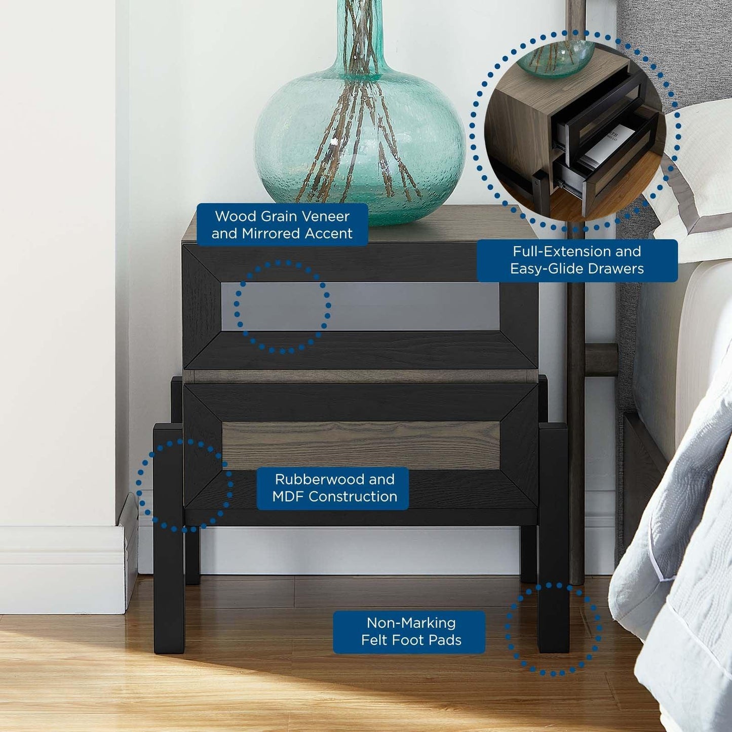 Modway Merritt Nightstand FredCo