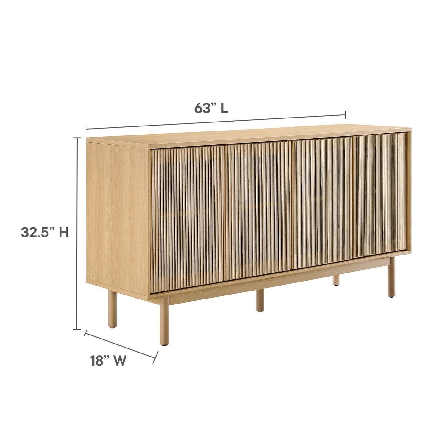 Modway Milo 63” Sideboard, EEI-6583 FredCo