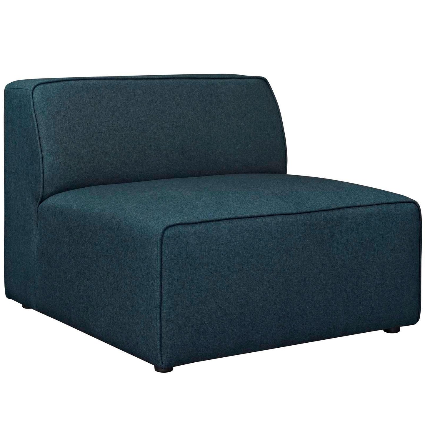 Modway Mingle 5 Piece Upholstered Fabric Armless Sectional Sofa Set FredCo