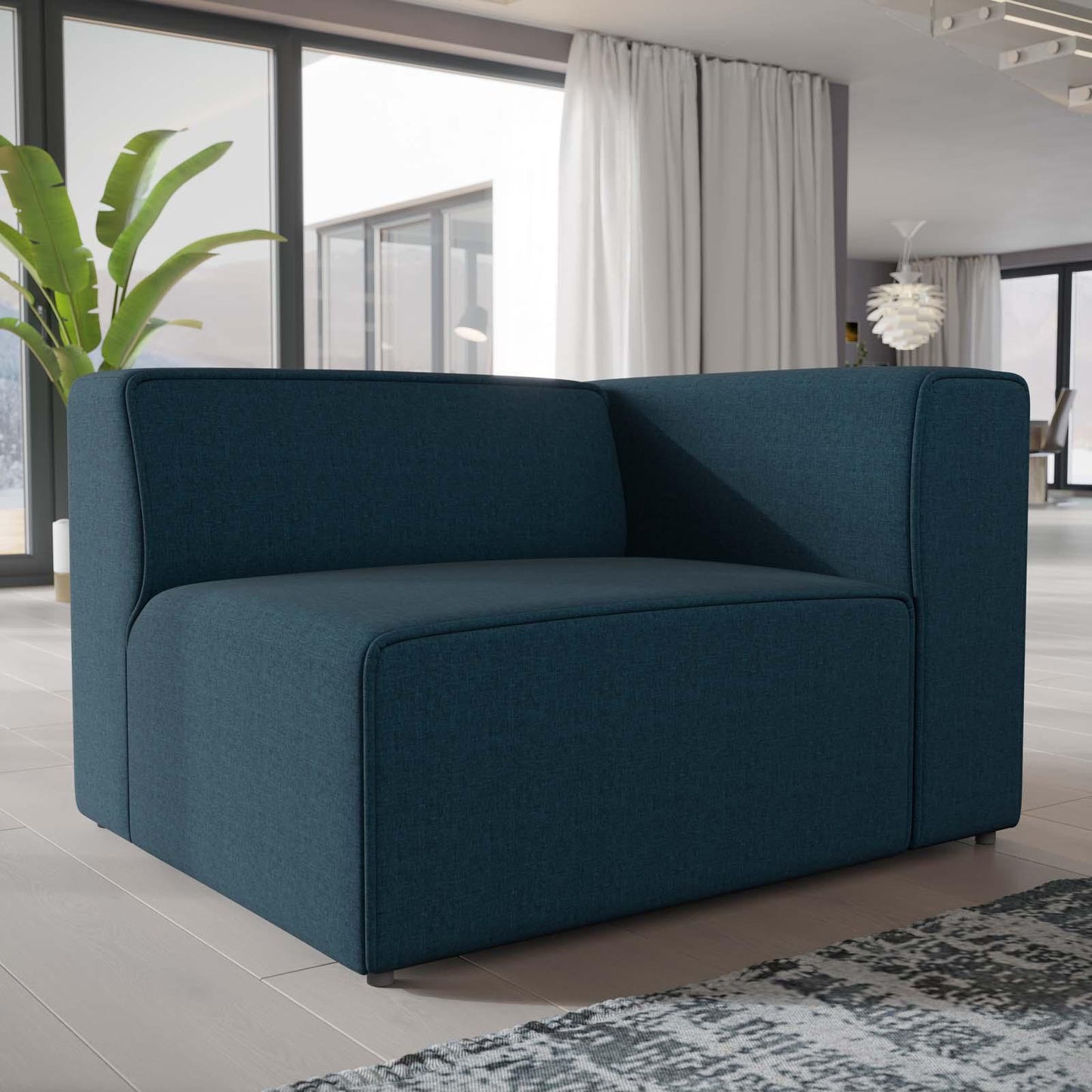 Modway Mingle Fabric Right-Facing Sofa FredCo