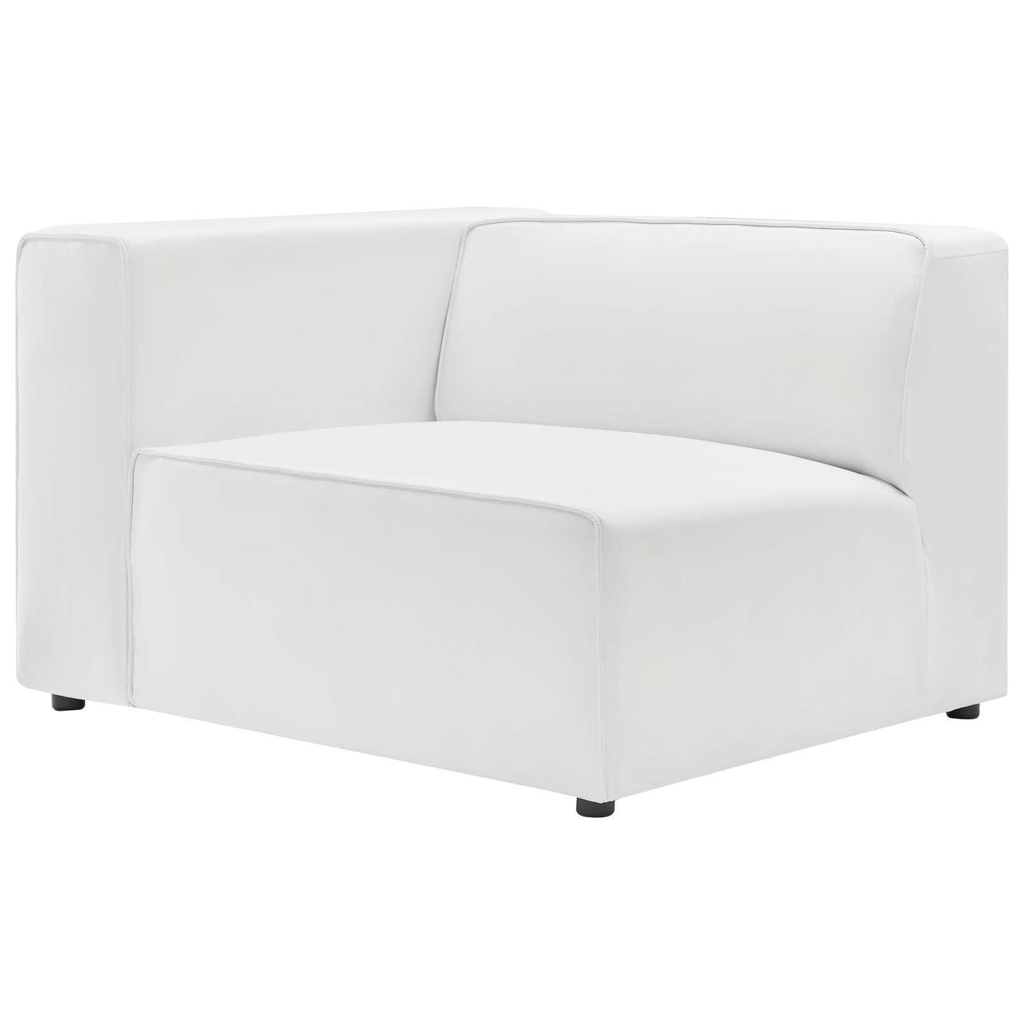 Modway Mingle Vegan Leather Left-Arm Chair FredCo