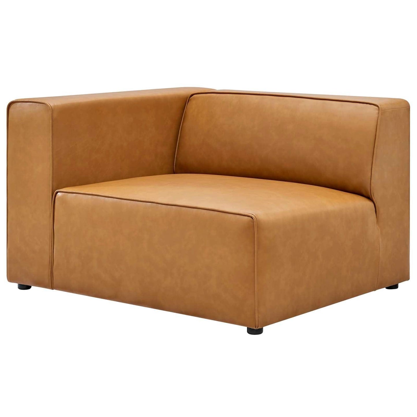 Modway Mingle Vegan Leather Left-Arm Chair FredCo