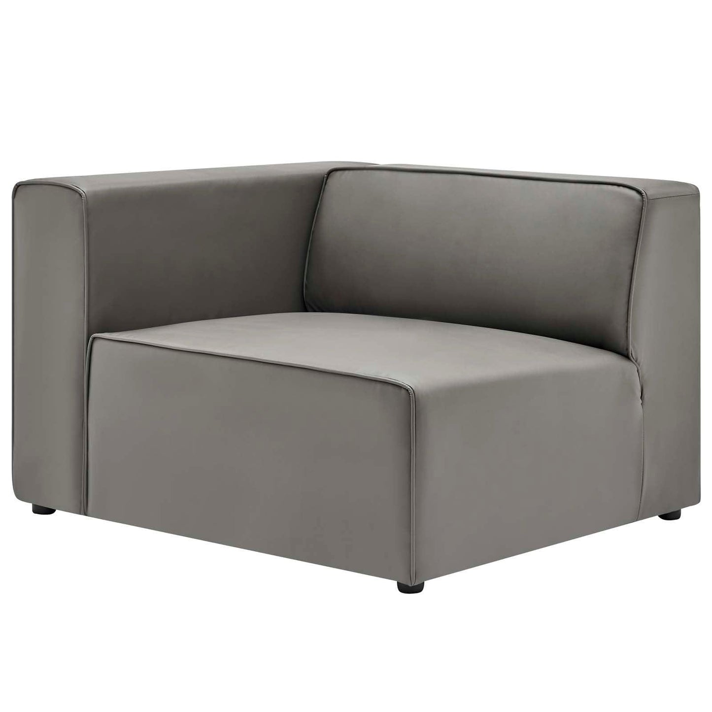 Modway Mingle Vegan Leather Left-Arm Chair FredCo