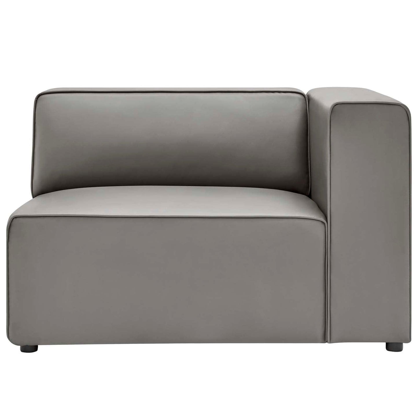 Modway Mingle Vegan Leather Right-Arm Chair FredCo
