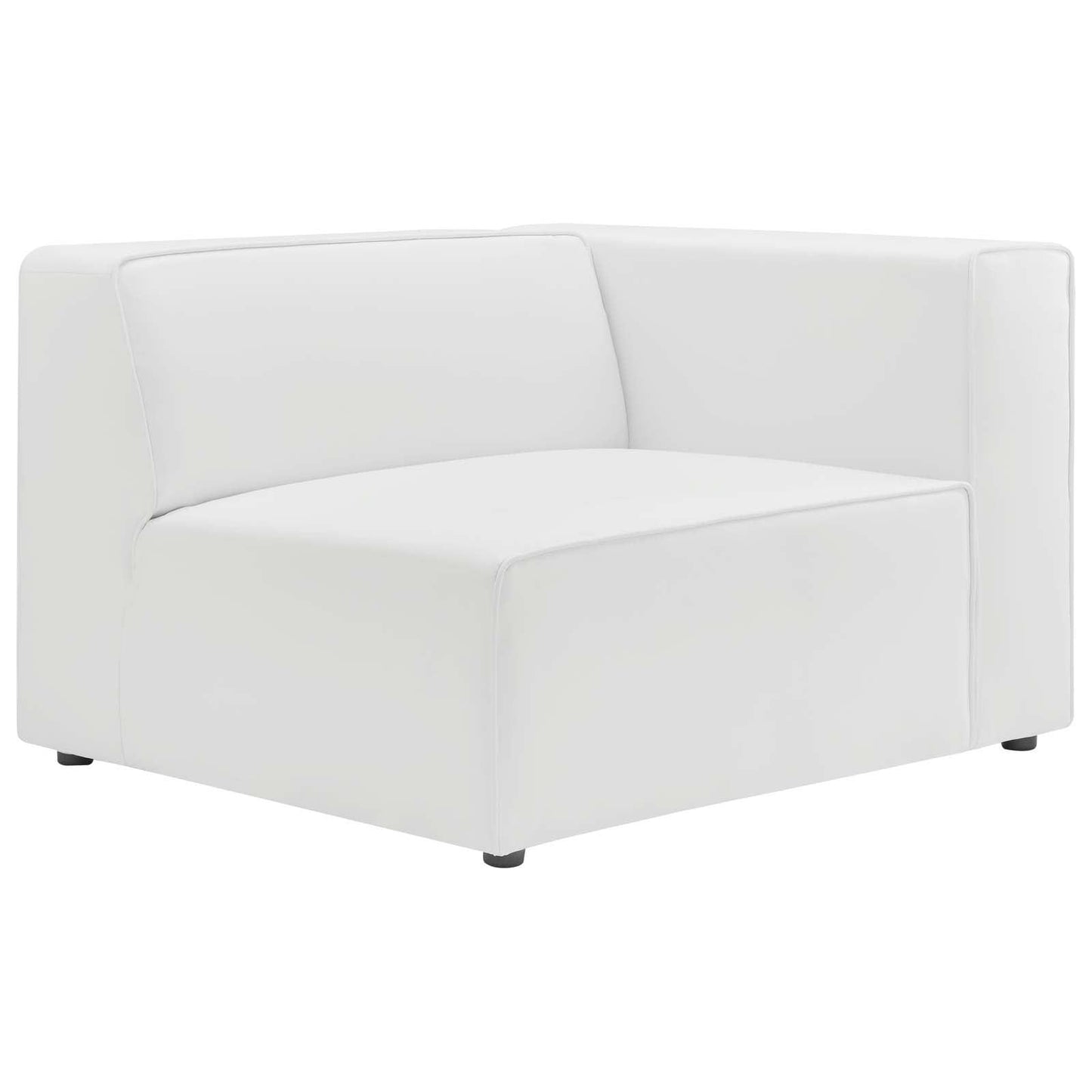 Modway Mingle Vegan Leather Right-Arm Chair FredCo