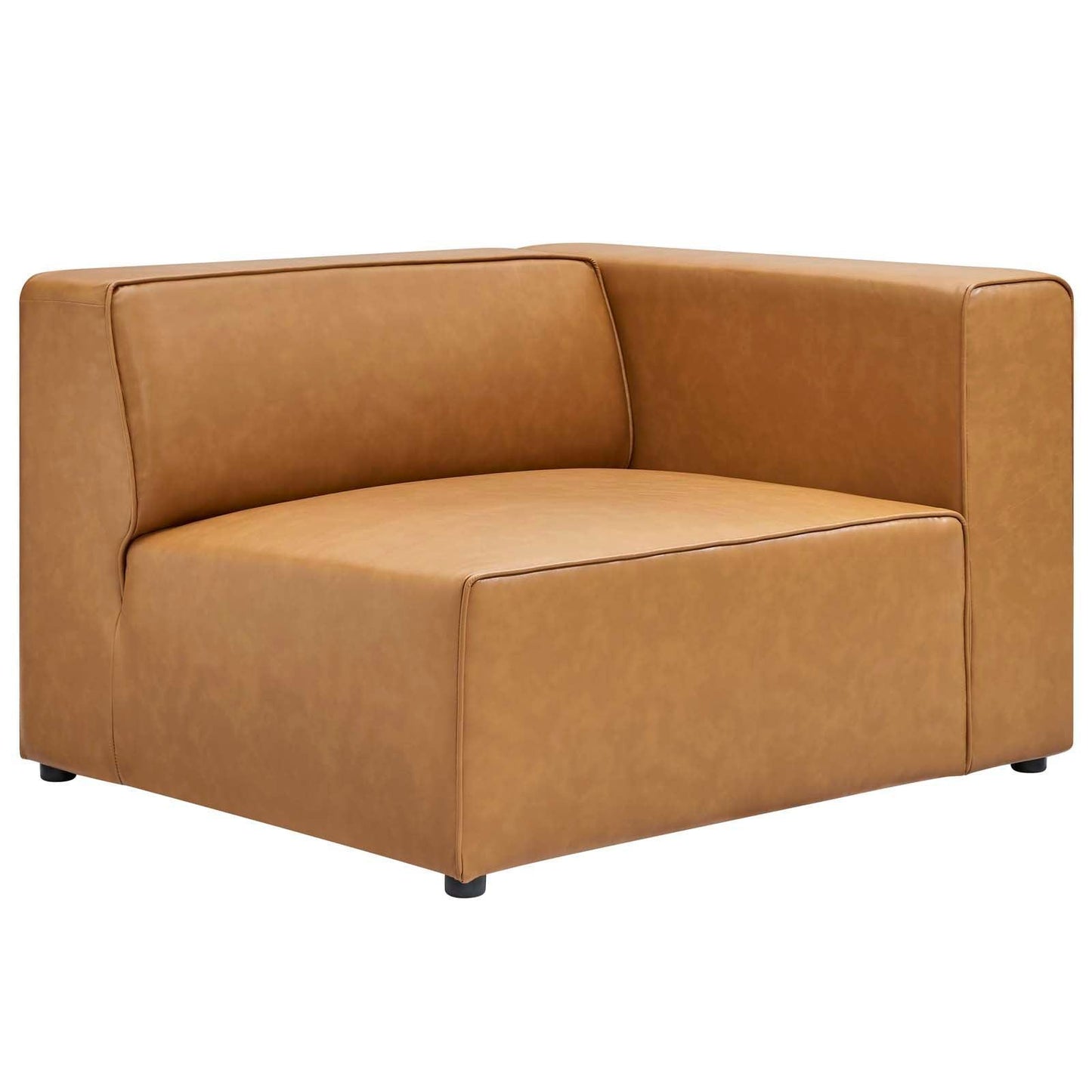 Modway Mingle Vegan Leather Right-Arm Chair FredCo
