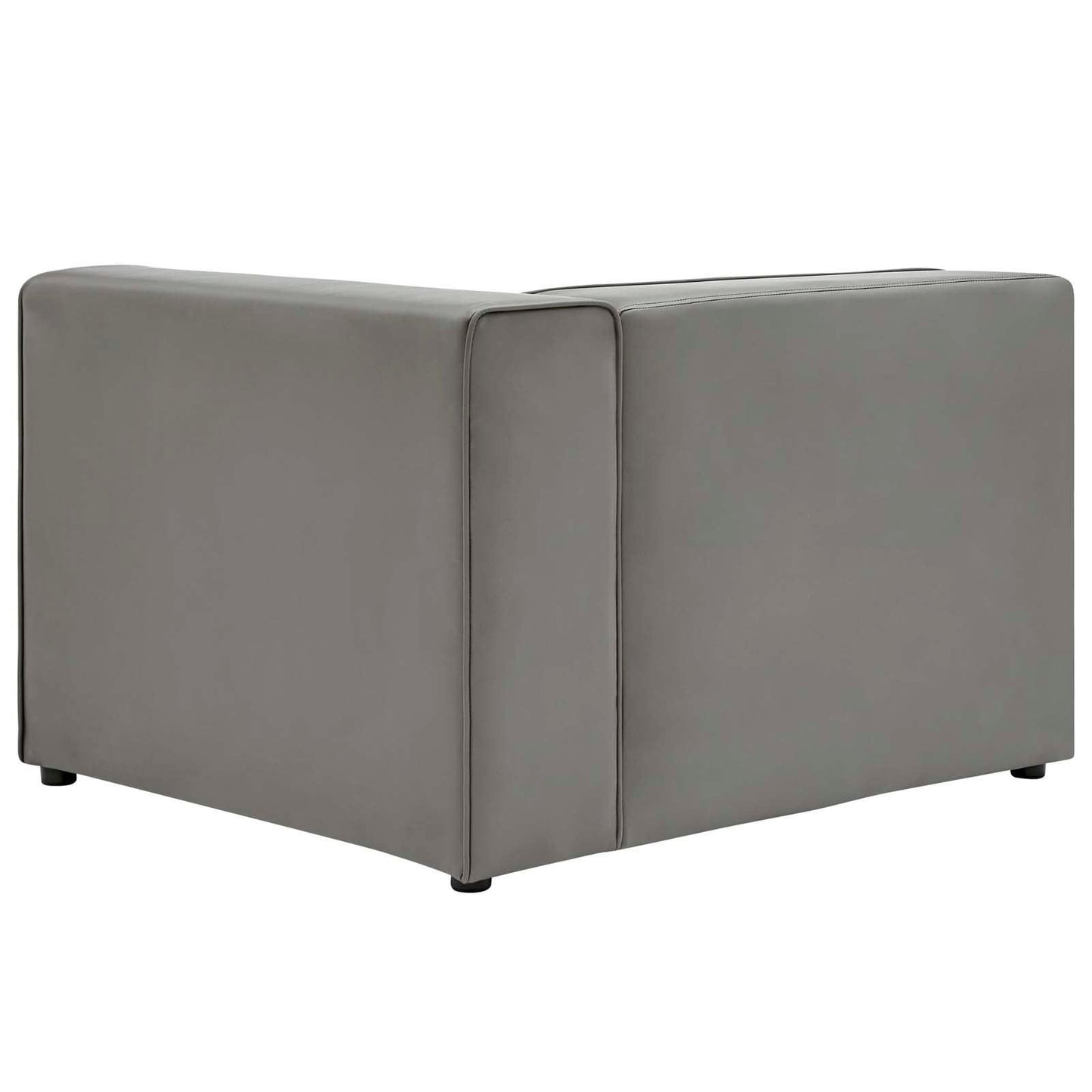 Modway Mingle Vegan Leather Right-Arm Chair FredCo