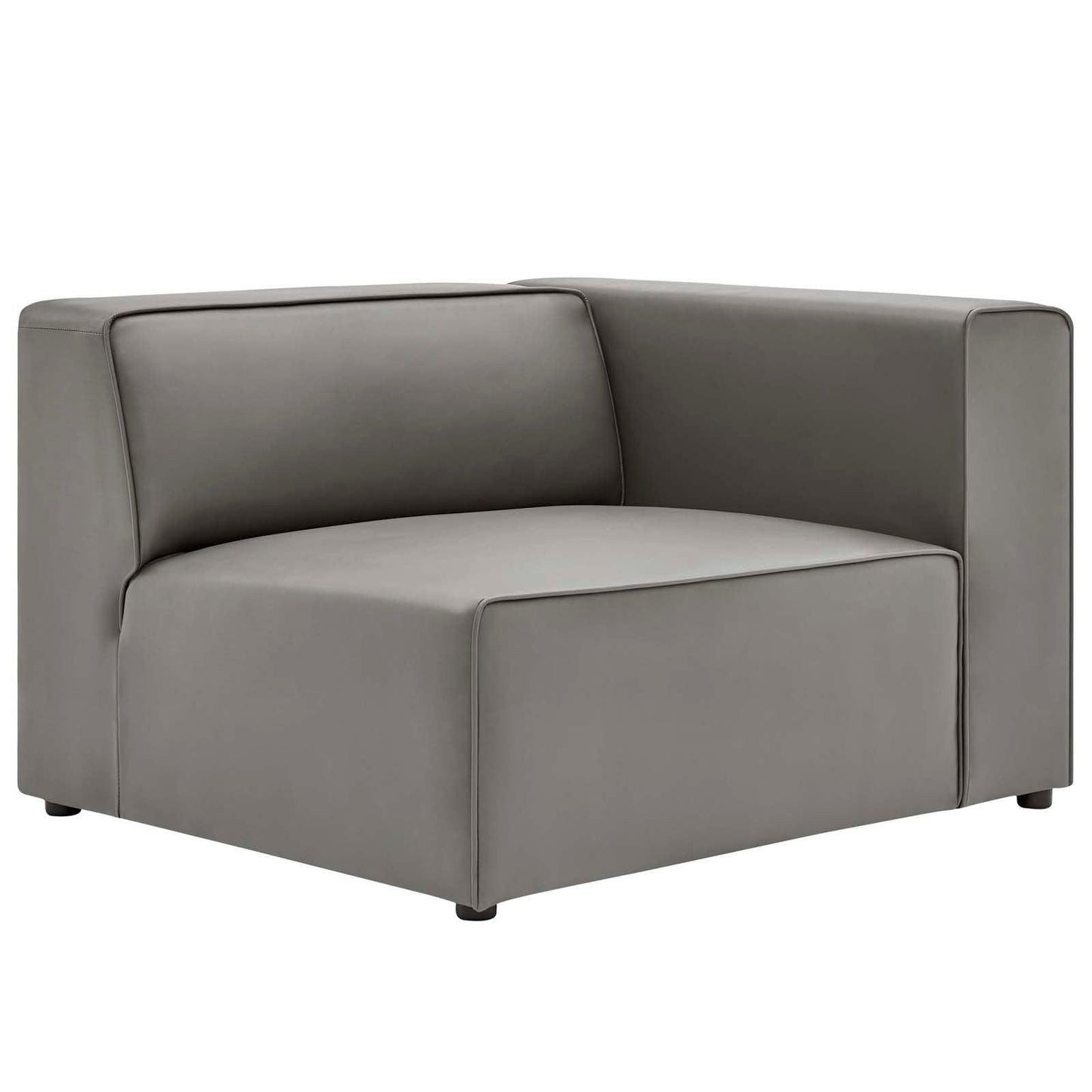 Modway Mingle Vegan Leather Right-Arm Chair FredCo