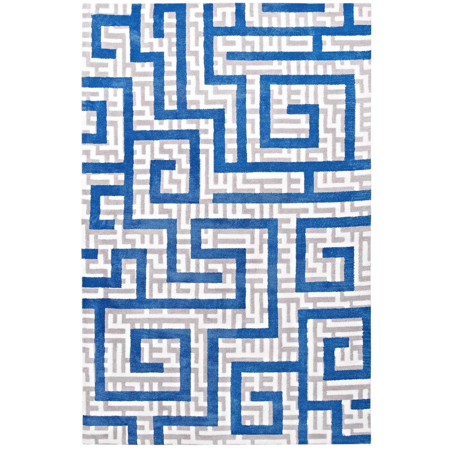 Modway Nahia Geometric Maze Area Rug FredCo
