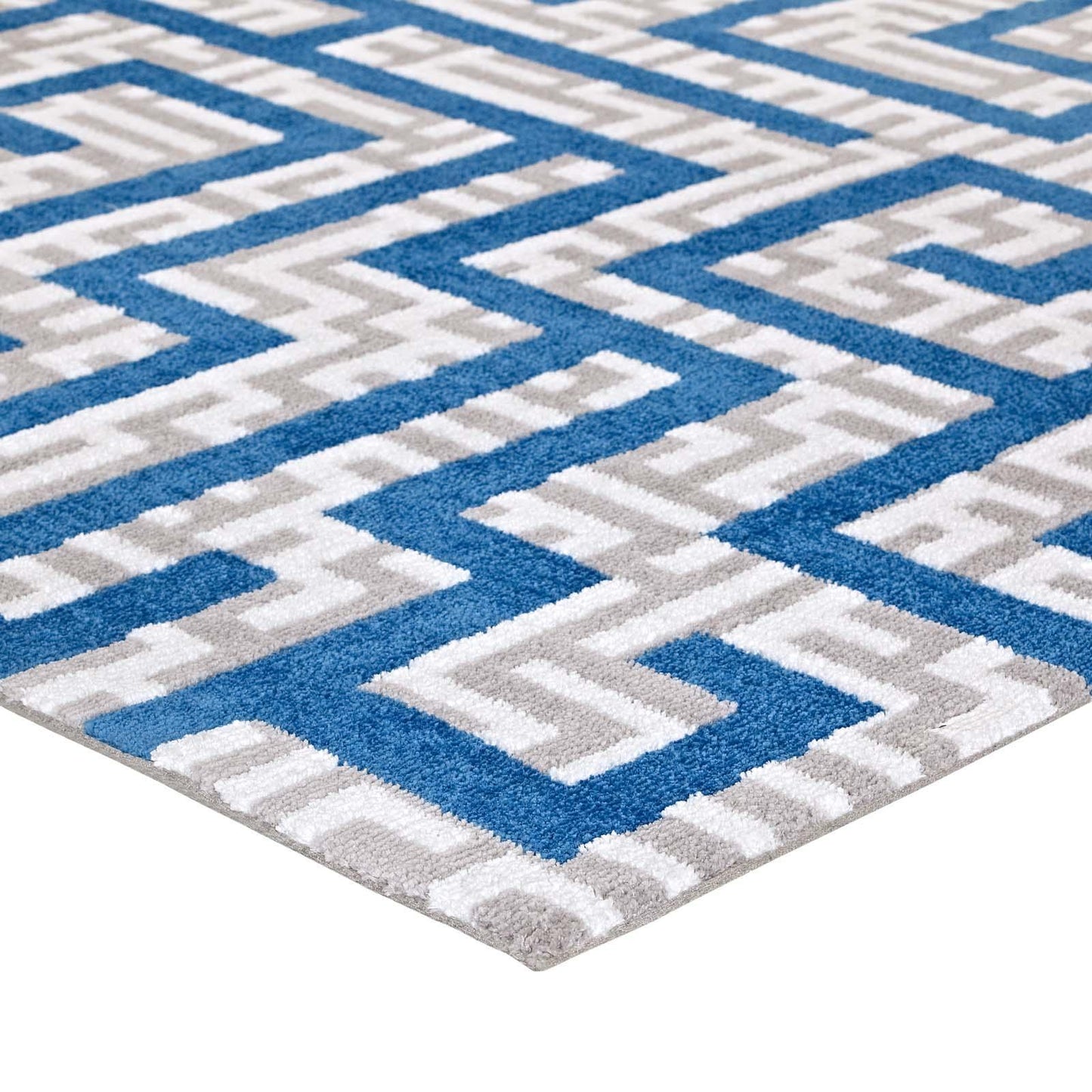 Modway Nahia Geometric Maze Area Rug FredCo