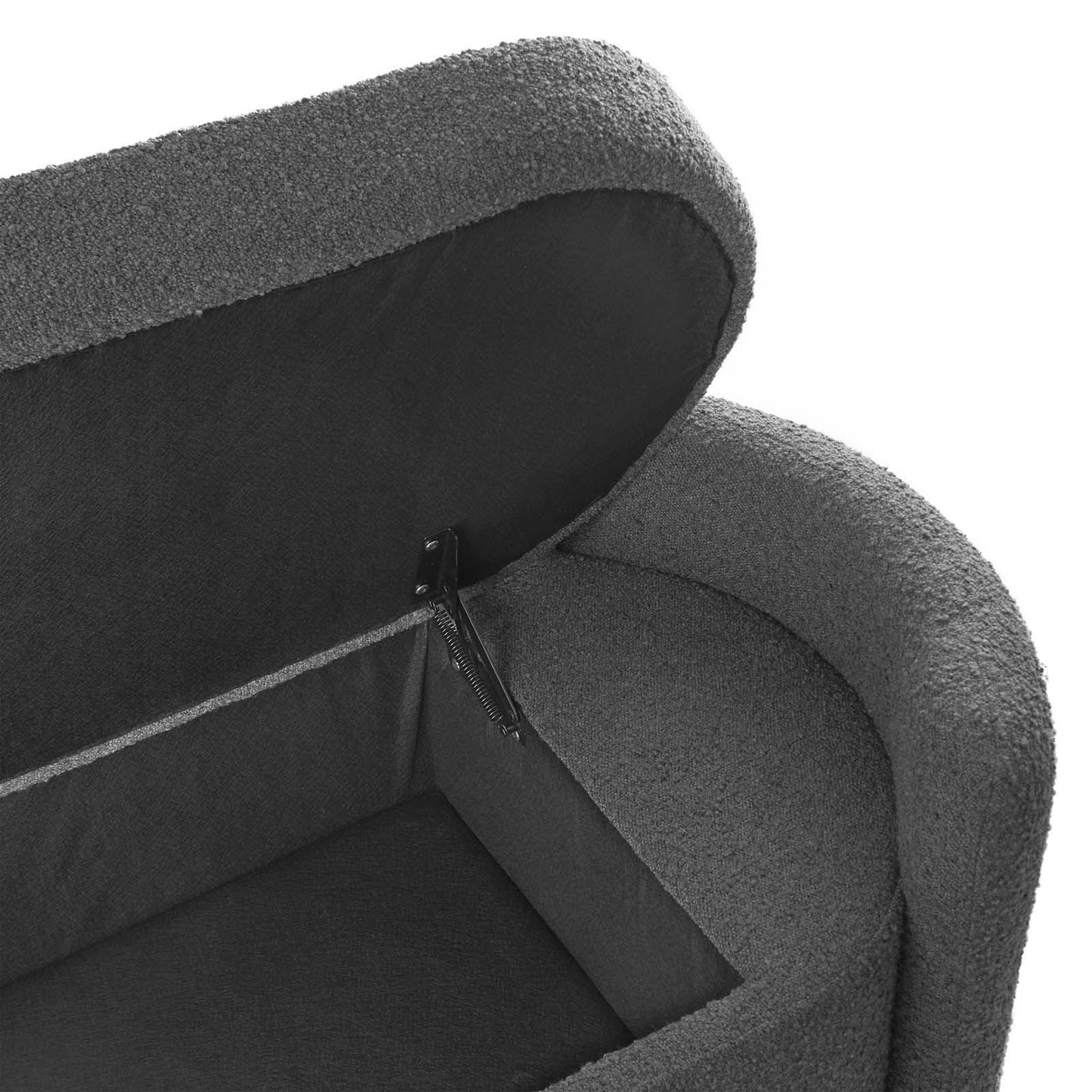 Modway Nebula Boucle Upholstered Bench FredCo