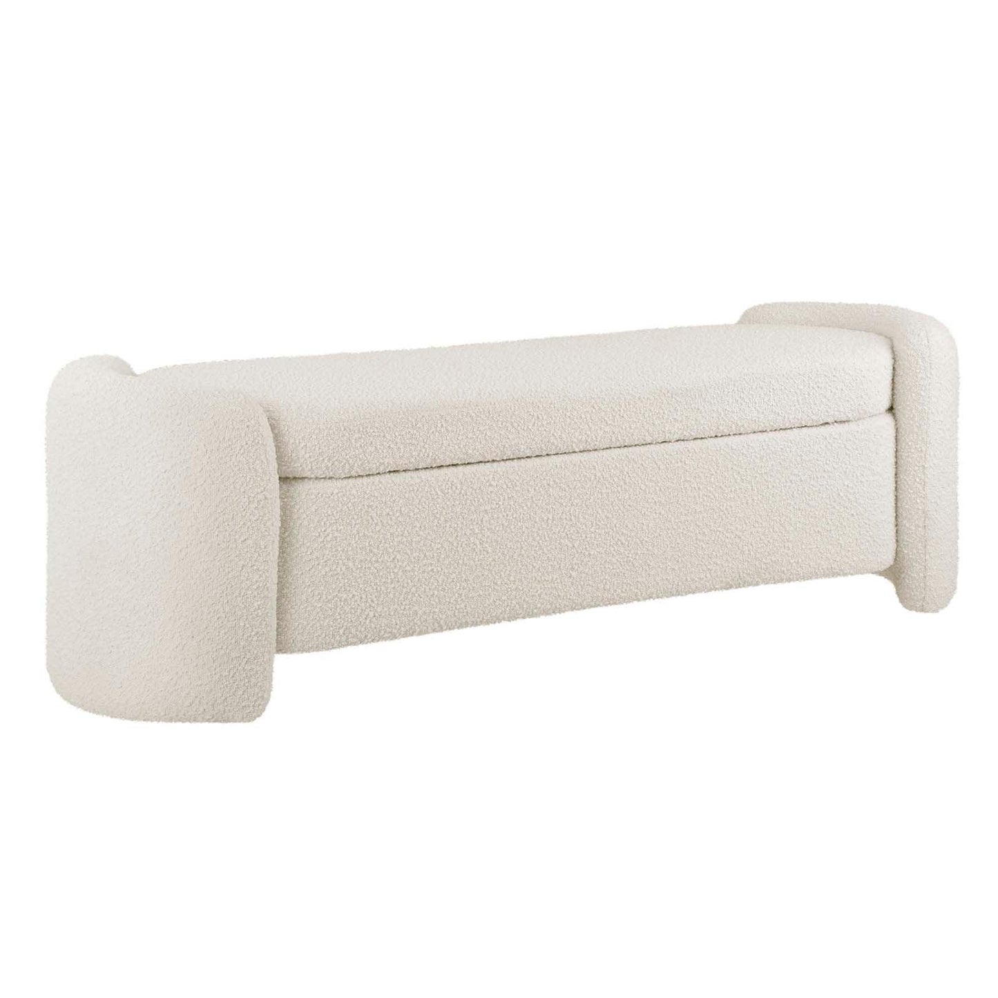 Modway Nebula Boucle Upholstered Bench FredCo