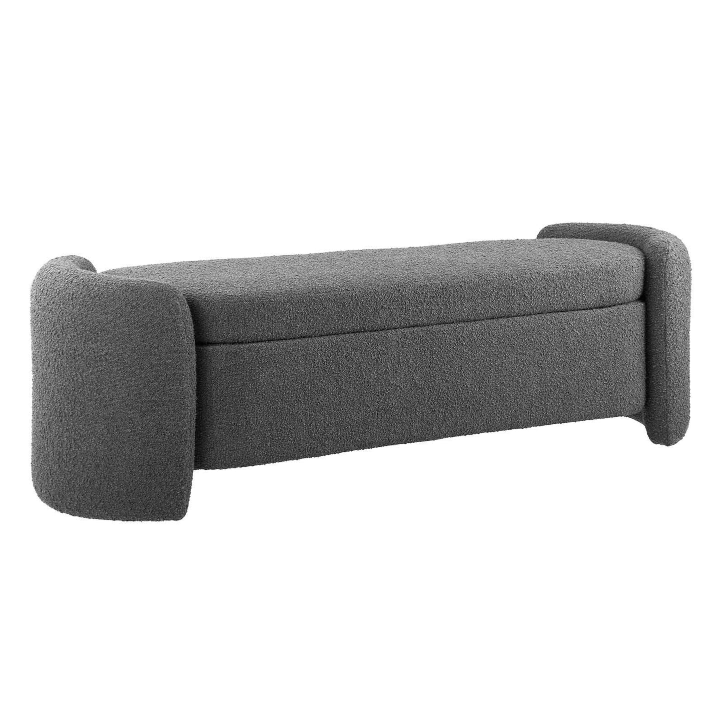 Modway Nebula Boucle Upholstered Bench FredCo