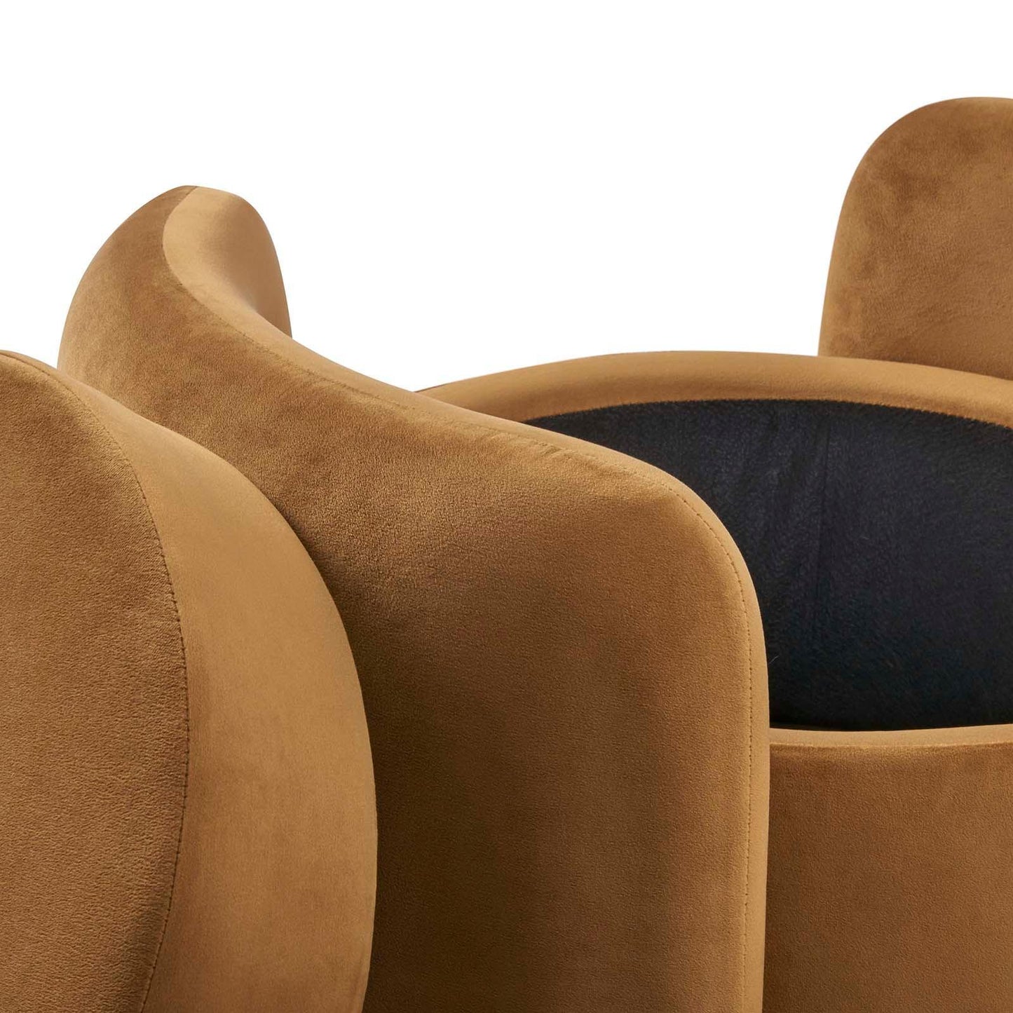 Modway Nebula Upholstered Performance Velvet Ottoman FredCo