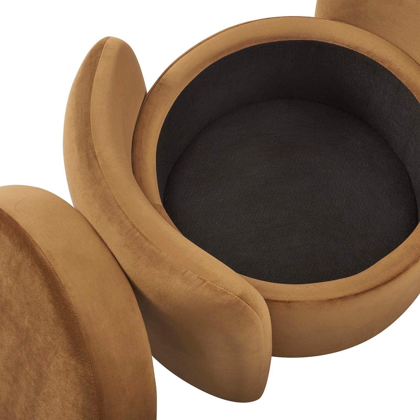 Modway Nebula Upholstered Performance Velvet Ottoman FredCo