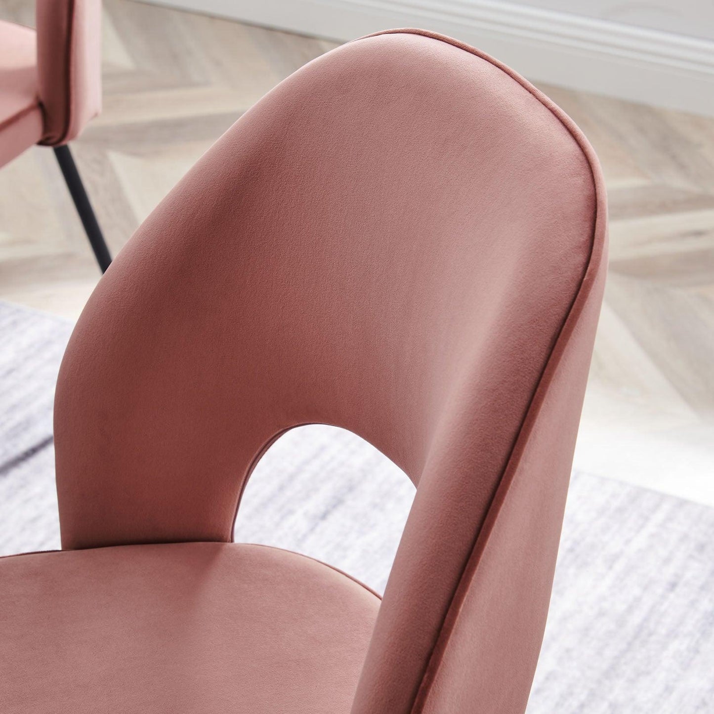 Modway Nico Performance Velvet Dining Chair Set of 2 FredCo