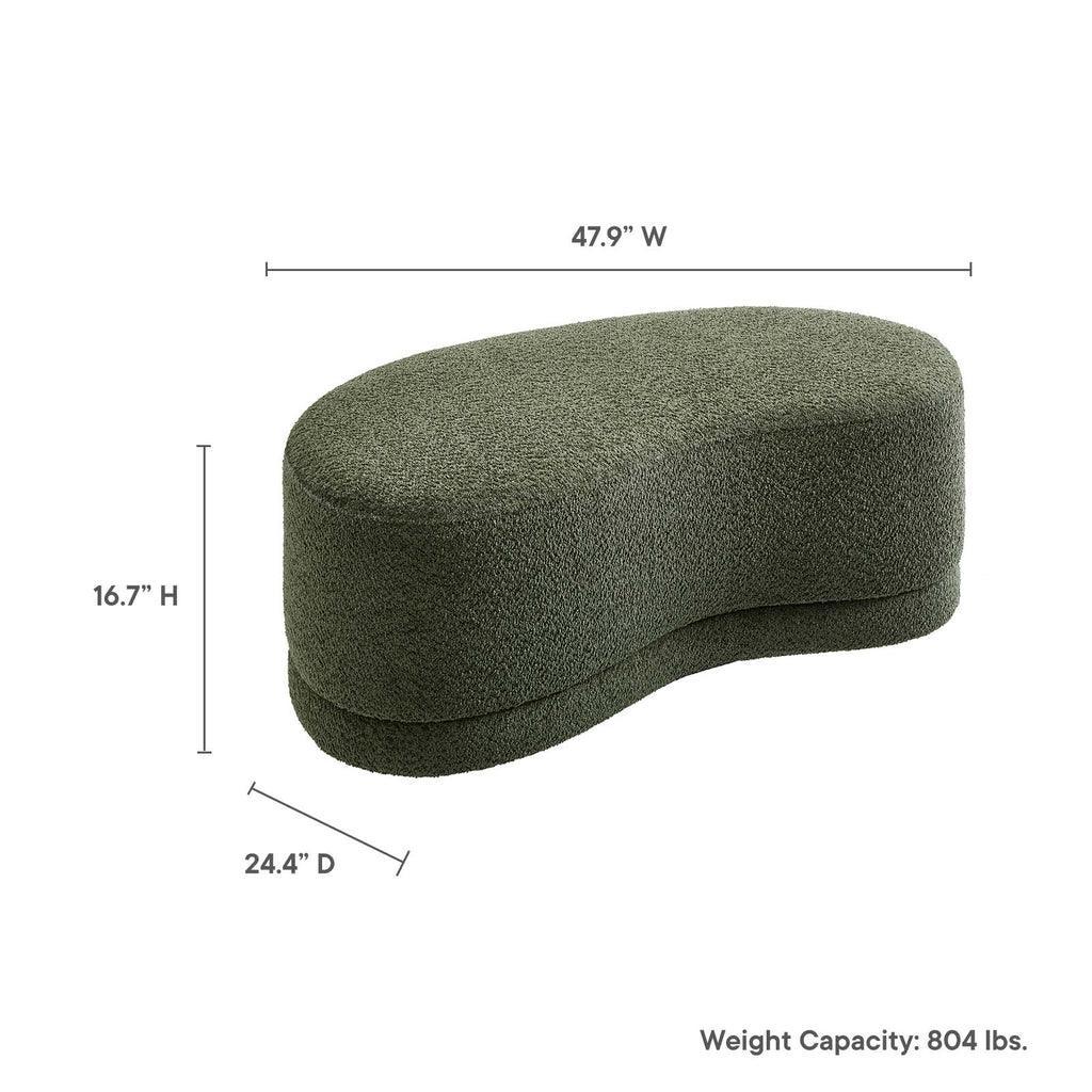 Modway Nimbus 48" Upholstered Ottoman Bench FredCo