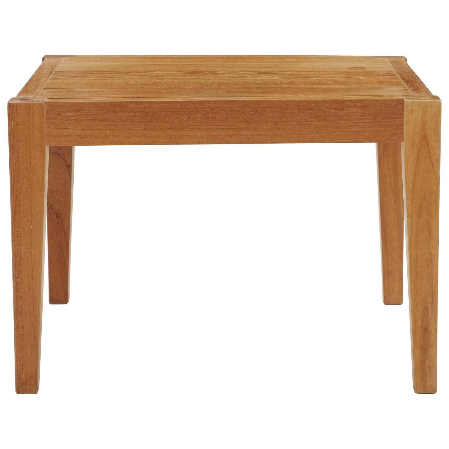Modway Northlake Outdoor Patio Premium Grade A Teak Wood Side Table FredCo