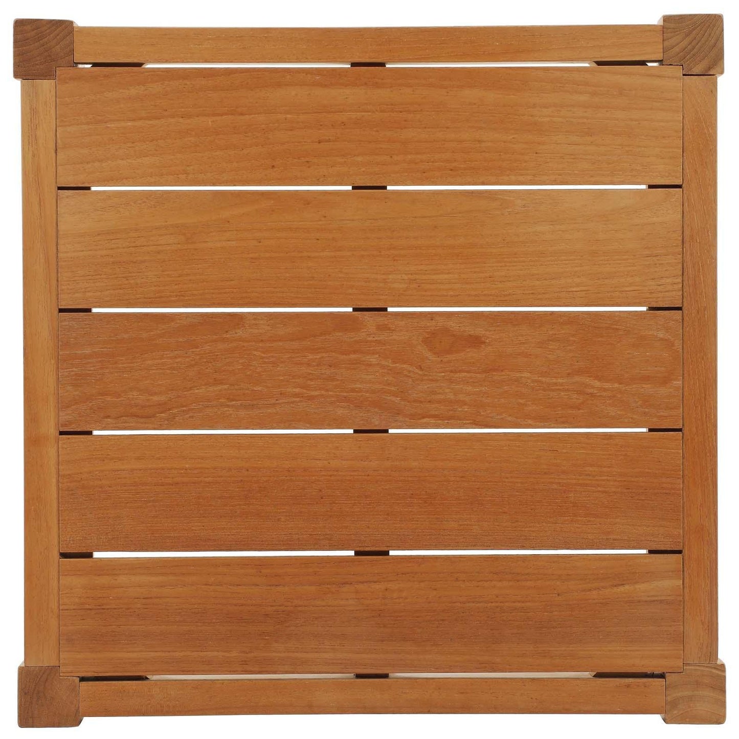Modway Northlake Outdoor Patio Premium Grade A Teak Wood Side Table FredCo