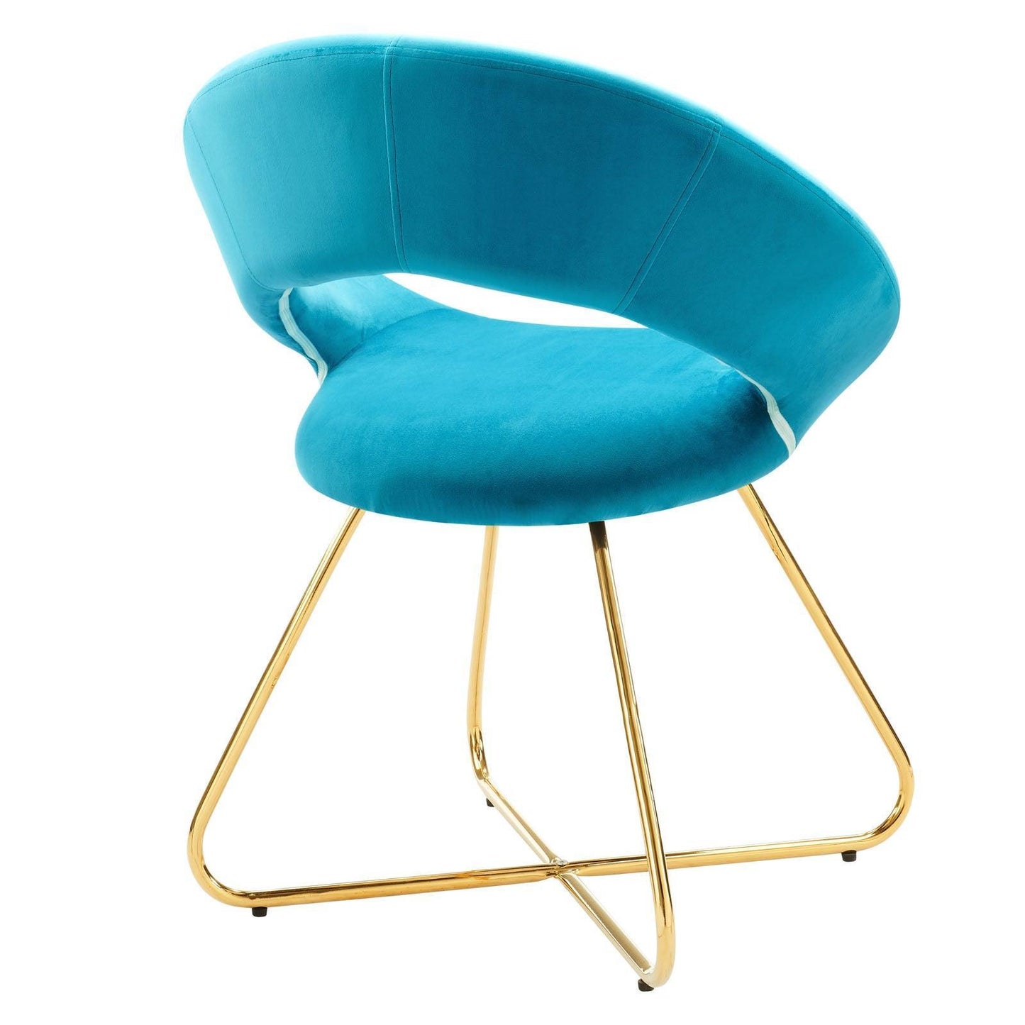 Modway Nouvelle Performance Velvet Dining Chair Set of 2 FredCo