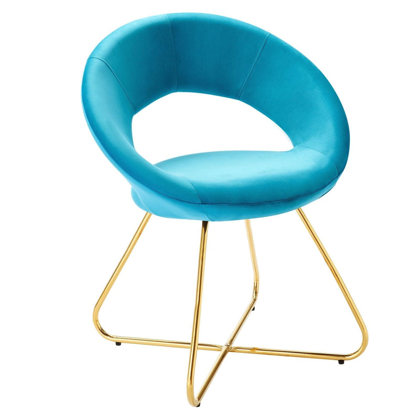 Modway Nouvelle Performance Velvet Dining Chair Set of 2 FredCo